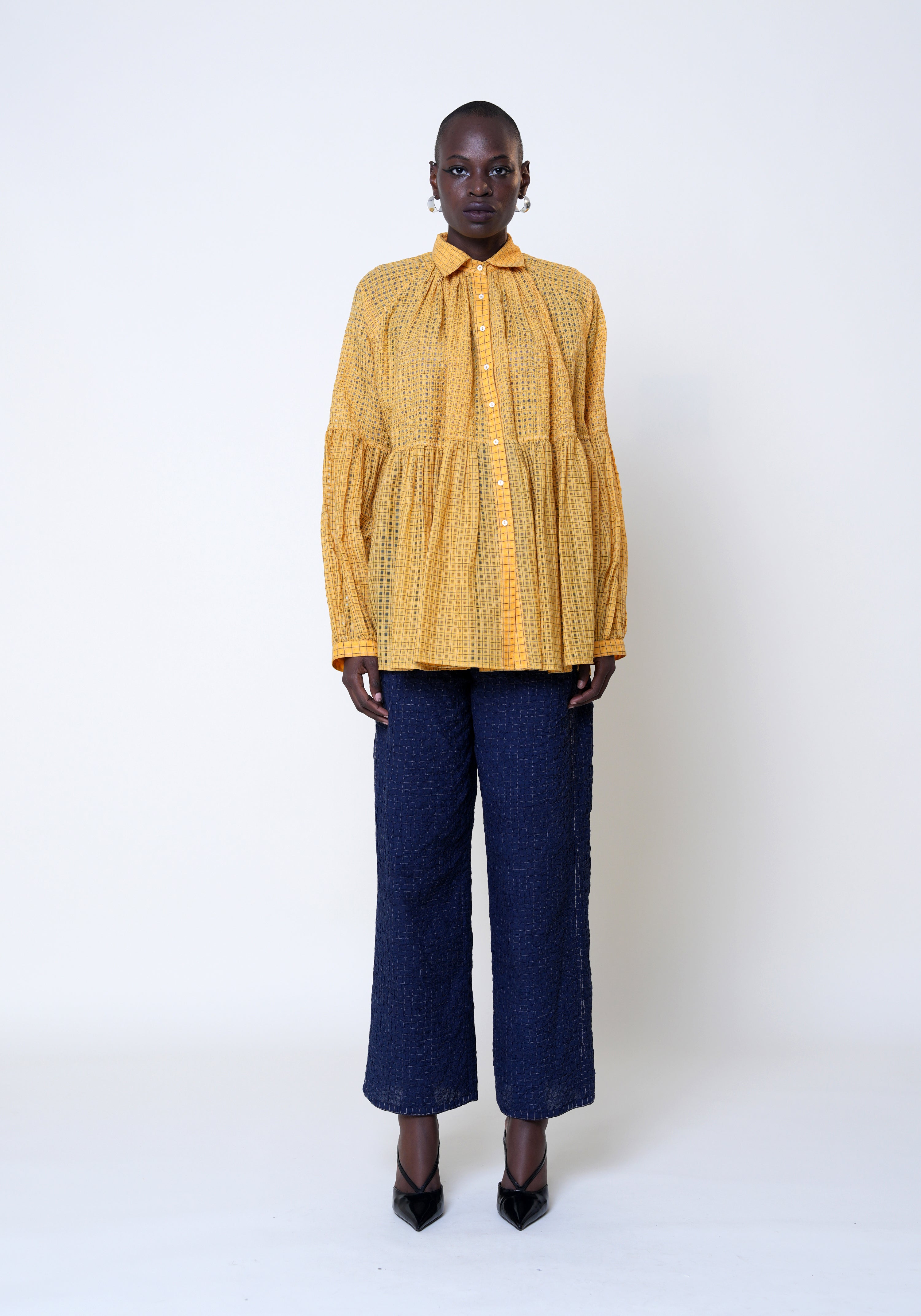 ZOE shirt yellow – amrichdesigns
