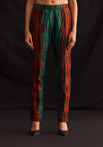 IKA trousers red & green